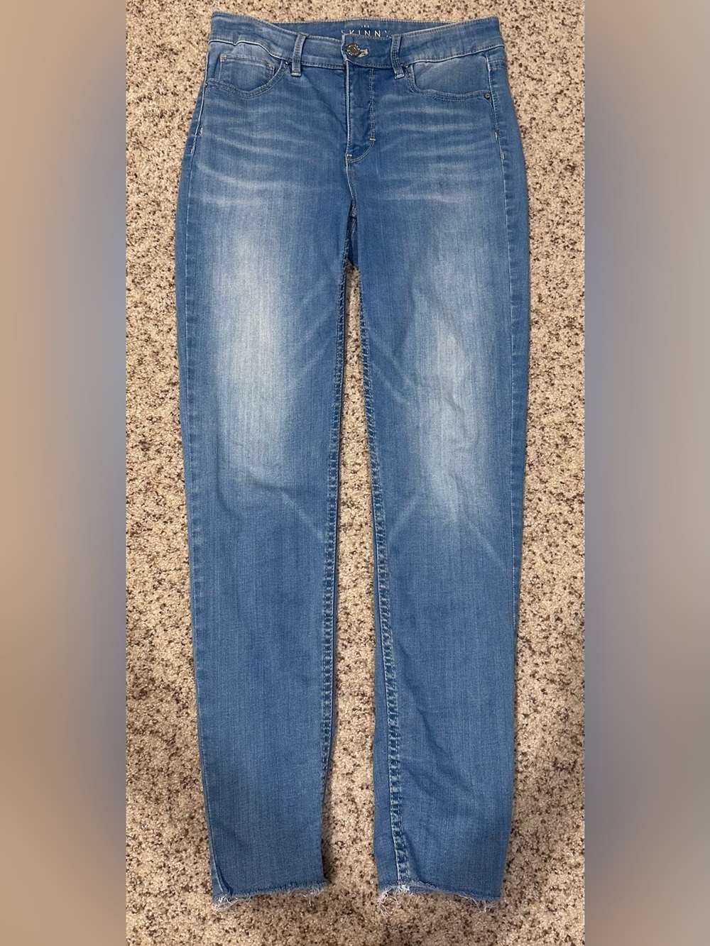 White House Black Market Light Blue Skinny Ankle Jeans size 2